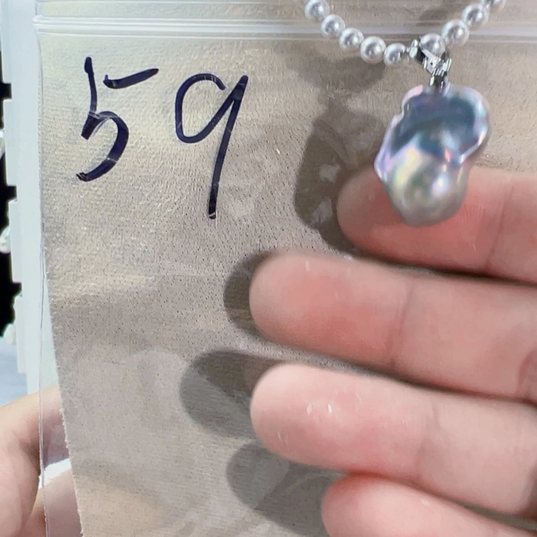 淡水珍珠合金颈饰