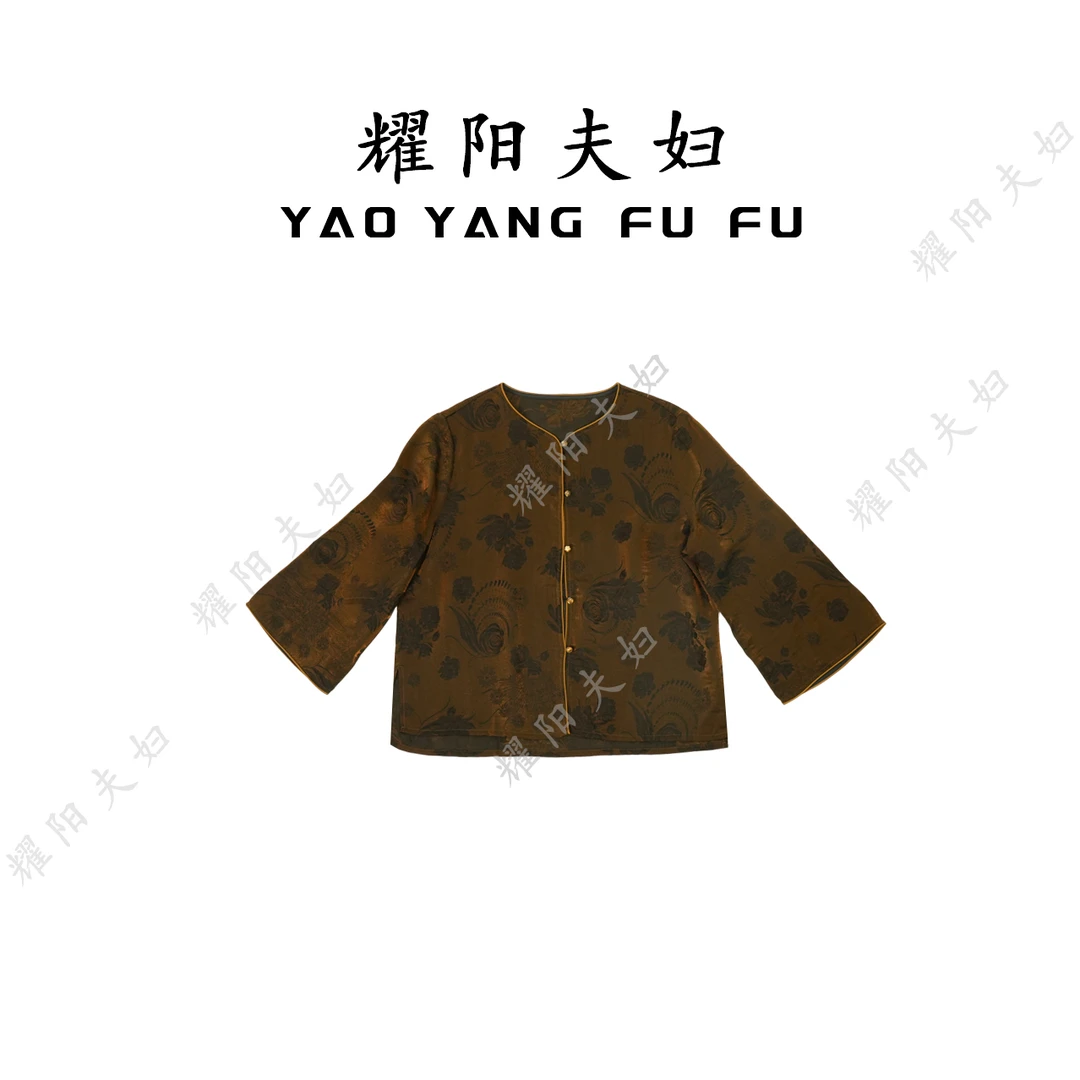 锦悦【玫瑰故事】QM045新中式复古时尚上衣外套