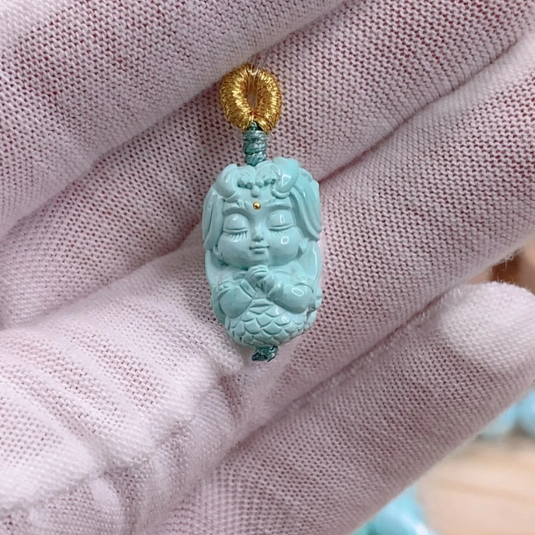 未镶嵌绿松石珠宝奇石