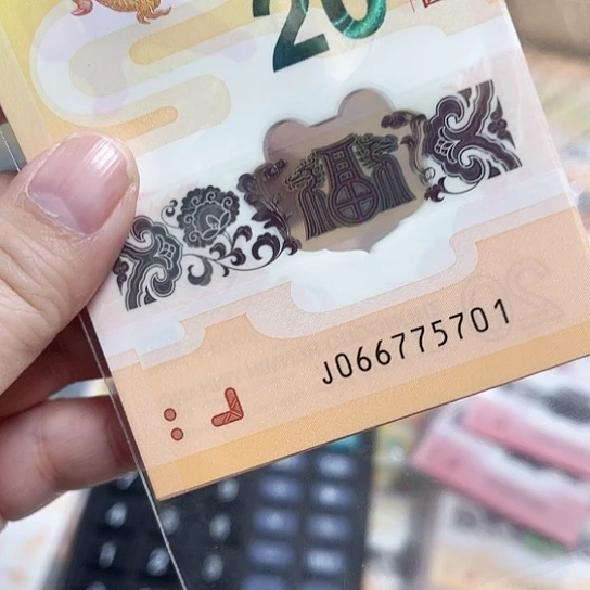 塑料夏*龙钞标十尾701