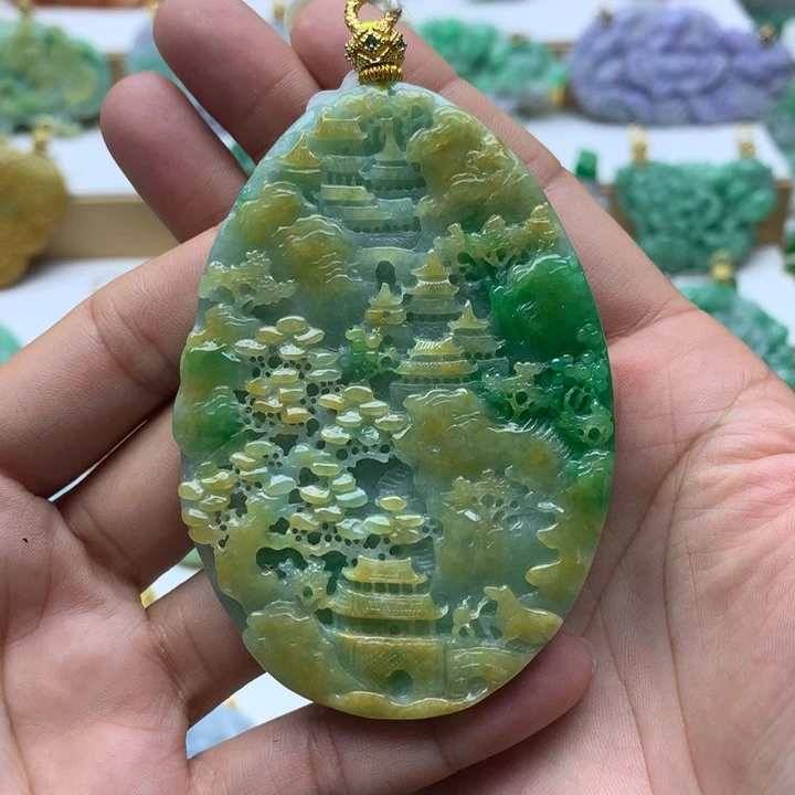 颈饰未镶嵌翡翠翡翠