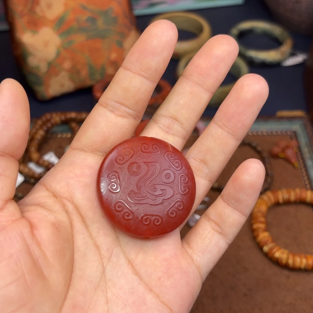 奔***粟玛瑙/玉髓颈饰未镶嵌