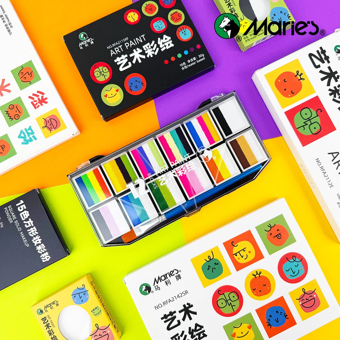 彩绘儿童脸部面部彩绘颜料工具套装人体彩绘颜料六一儿童节水溶性