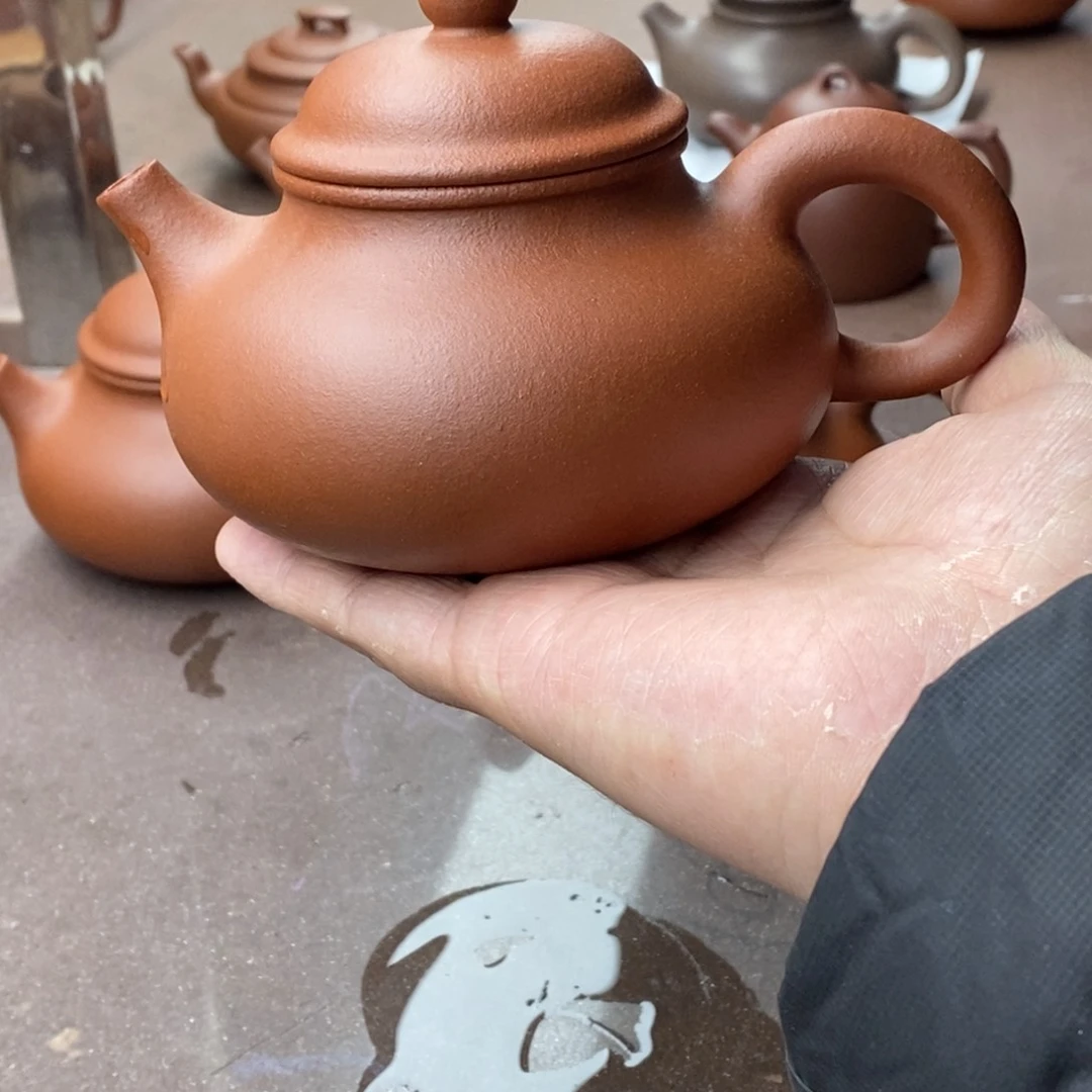 紫砂茶壶老*紫砂壶容天微瑕