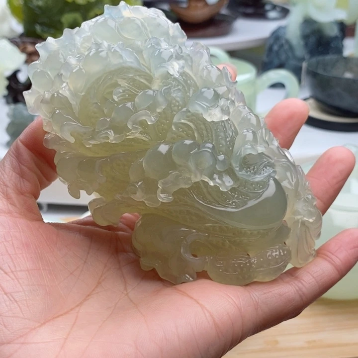 岫玉四大名玉摆件未镶嵌