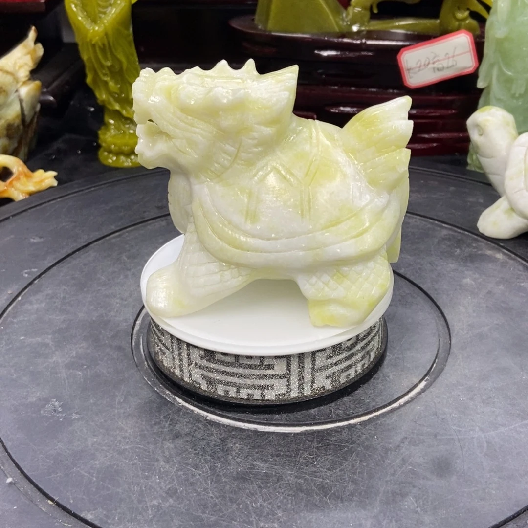 石材天然岫岩玉摆件