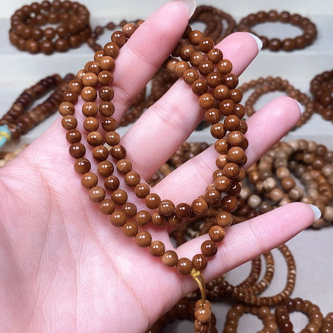 手串库克特价款普挑卡6圆珠108颗