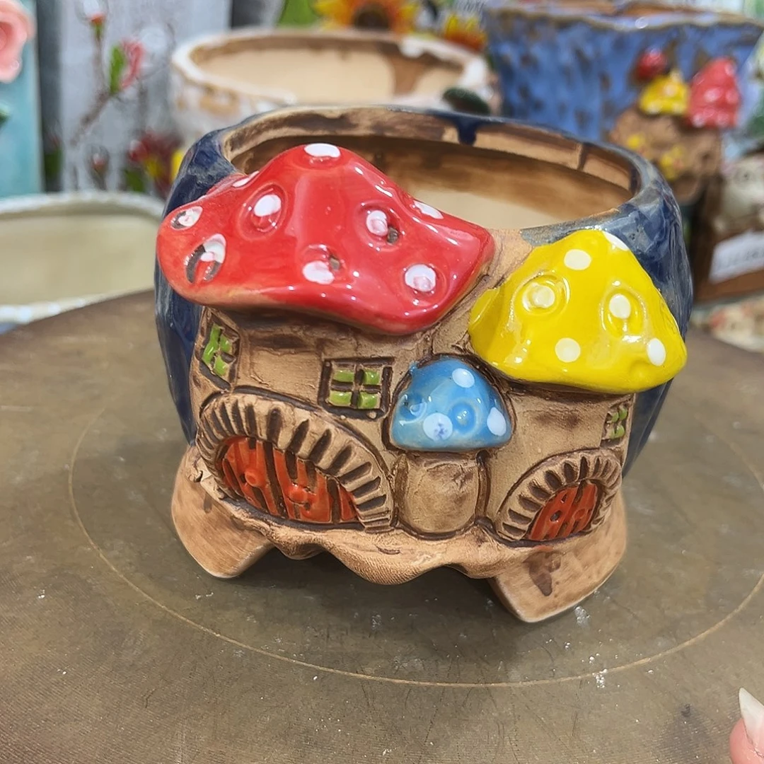 粗陶多肉花盆花盆