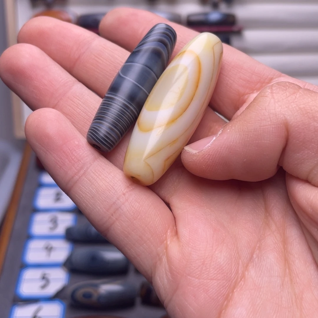 古***风玛瑙/玉髓合金颈饰