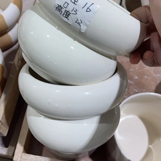 多肉绿植陶瓷花盆9.9包邮，有孔