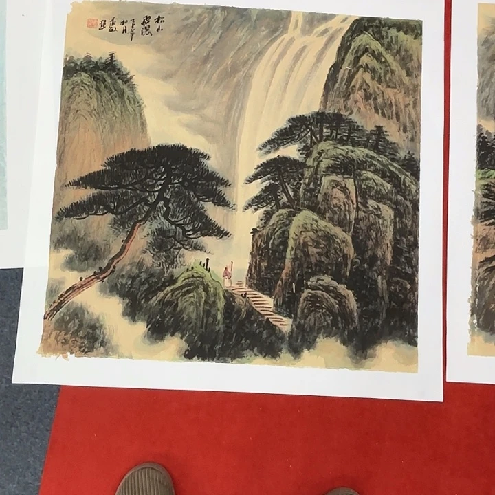 国画国画作品集的艺术品