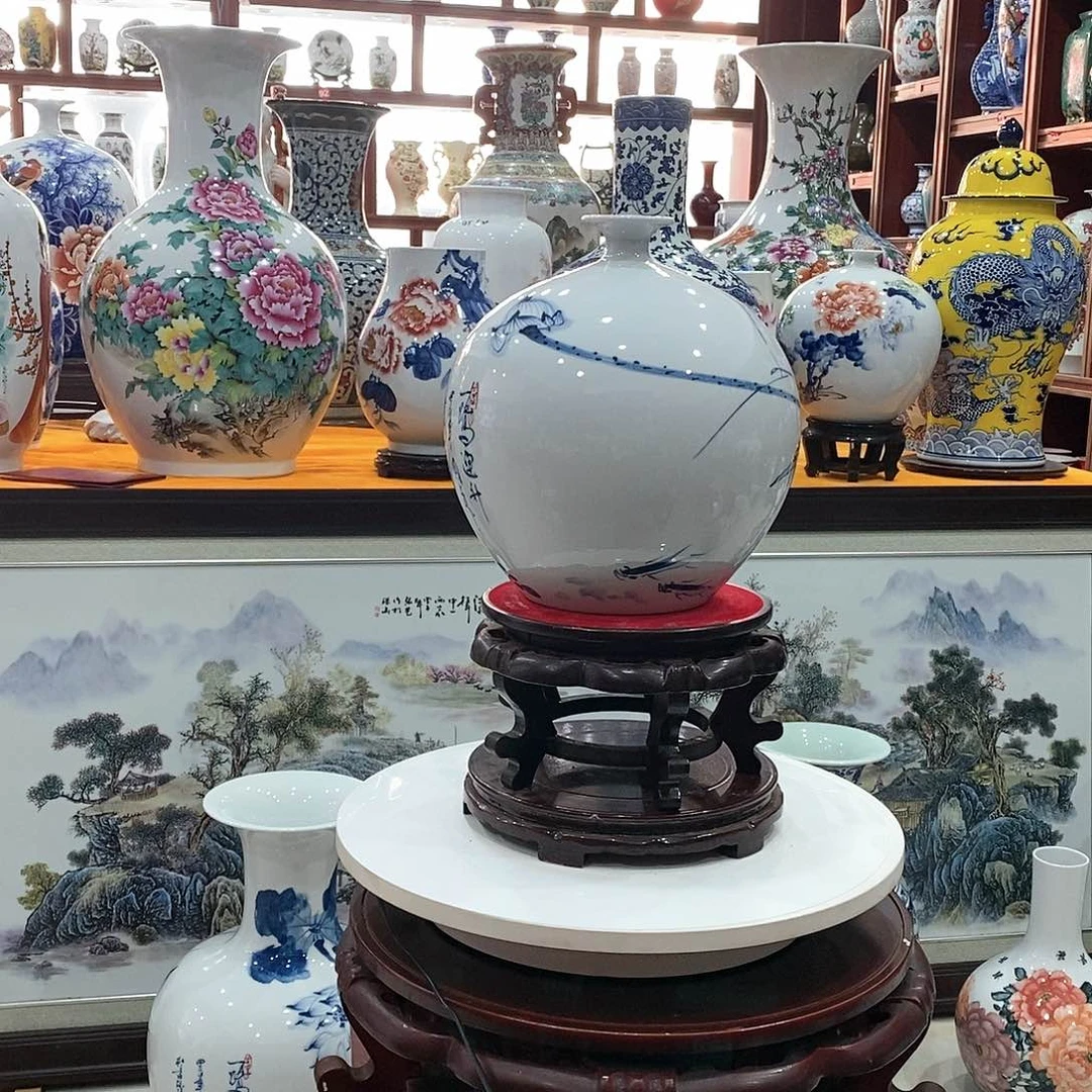 摆件?*景德镇陶瓷花