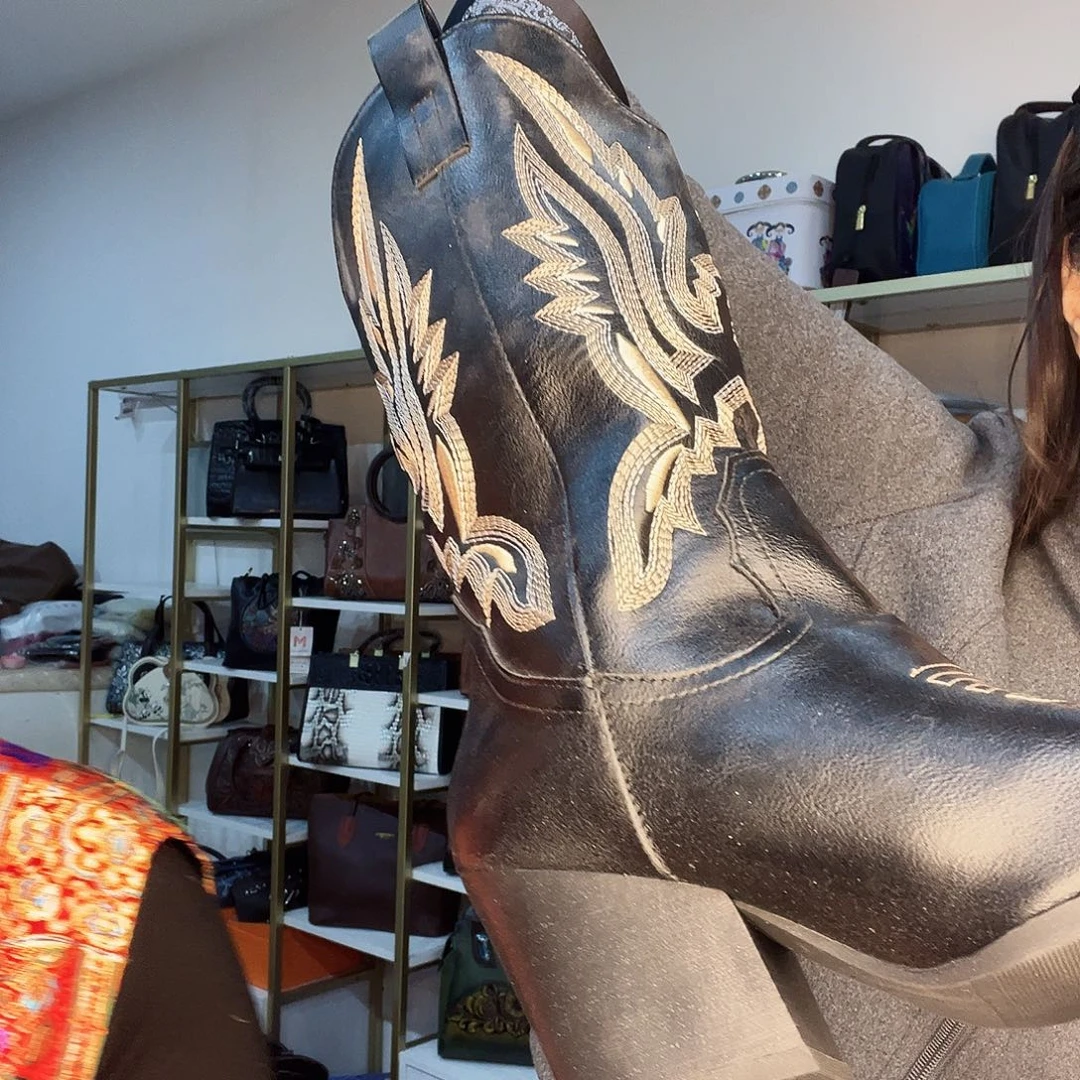 蒙古元素马丁靴39