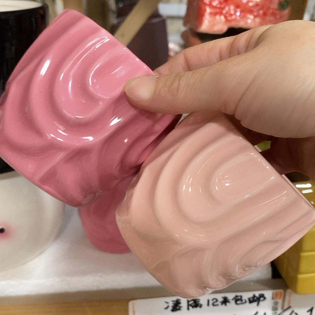 陶杯子陶盆有孔 瑕疵介意勿拍