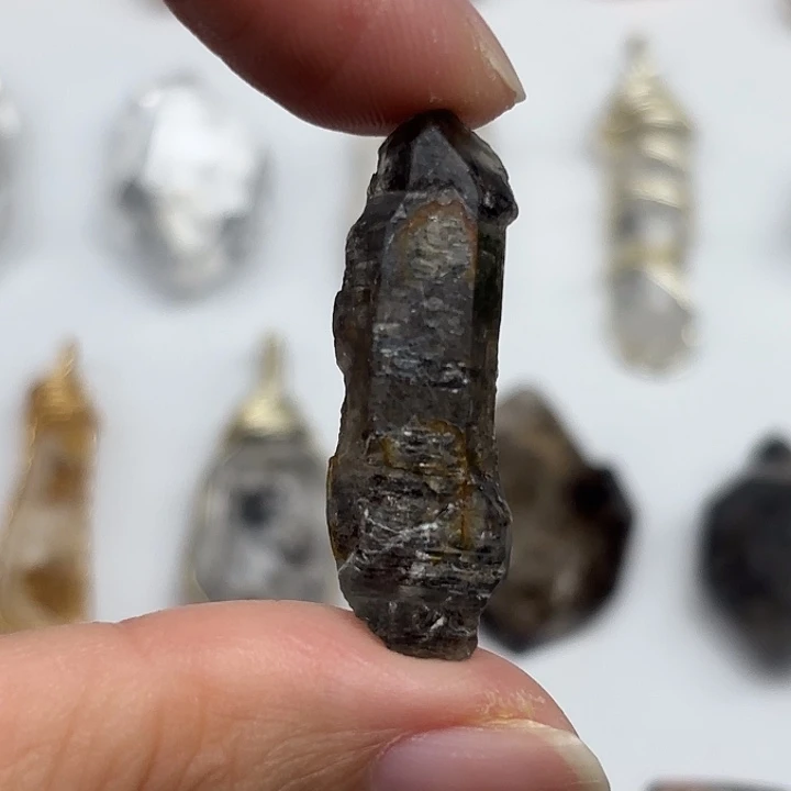 颈饰未镶嵌水晶黑武士闪灵钻34mm+