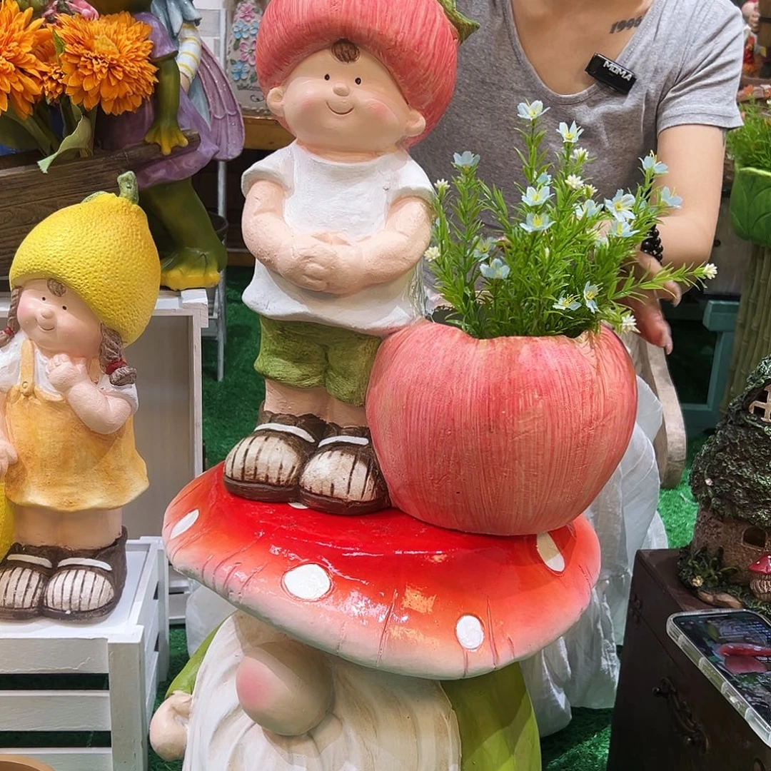 摆件花园摆件红红火火