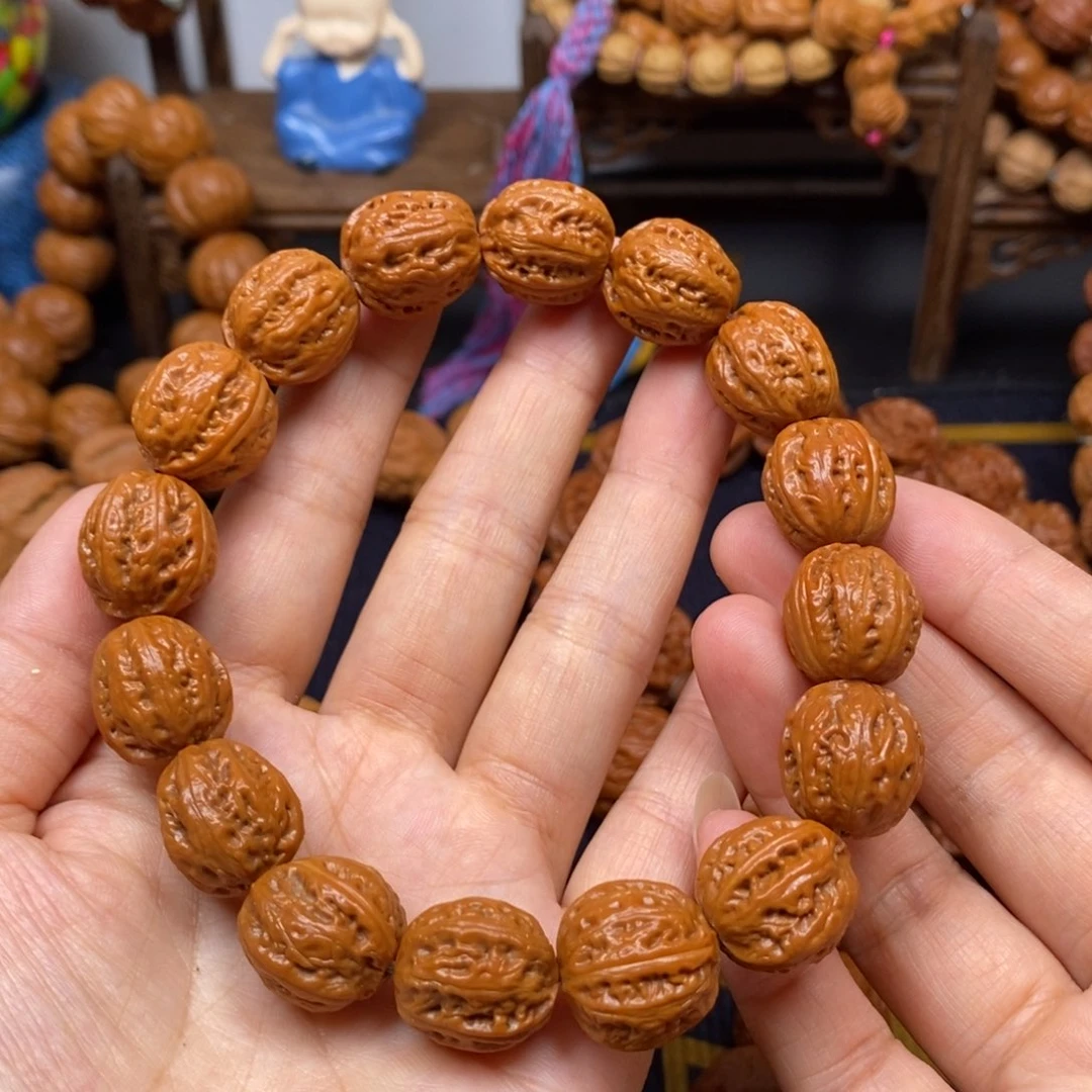 桃核手串小肉筋八棱