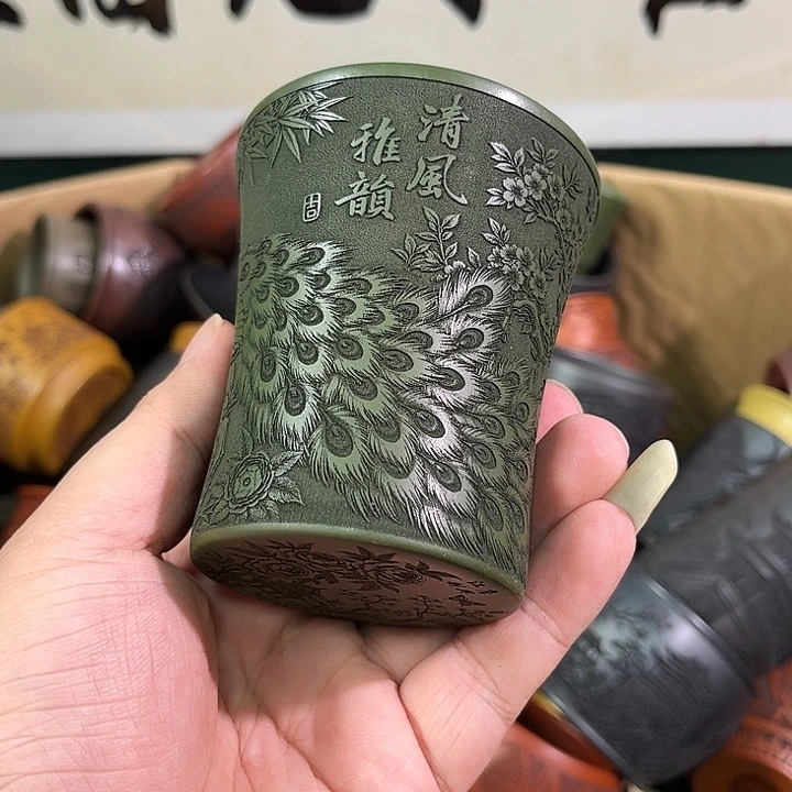 茶杯紫砂全手工紫砂主人杯