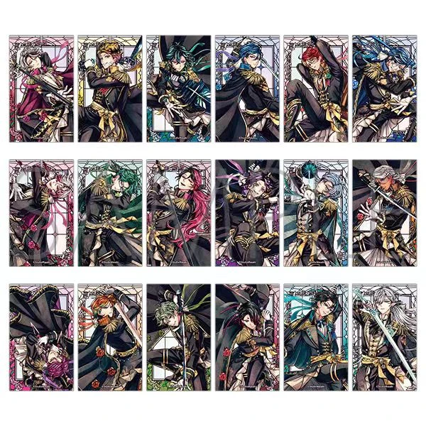 【恶魔执事与黑猫三周年纪念透卡卡片】全18种 潮玩盲盒(拆盒代拆)