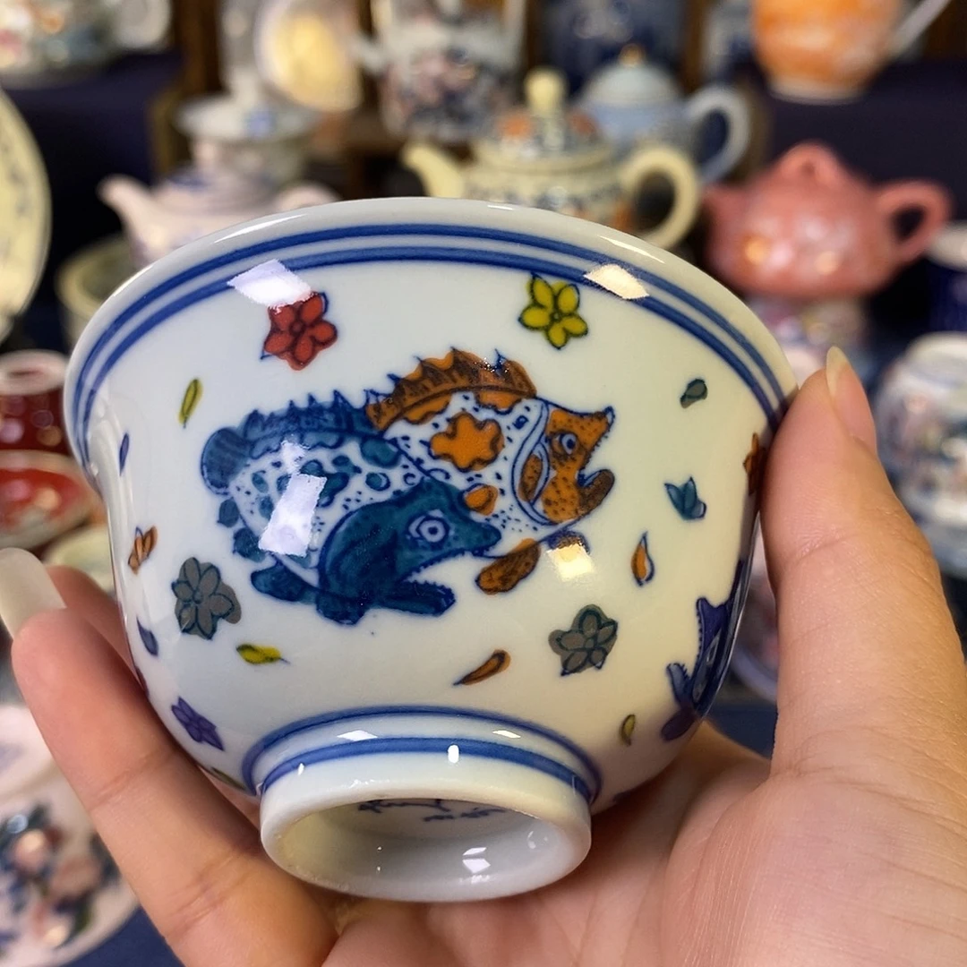 瓷片景德镇陶瓷茶杯1件
