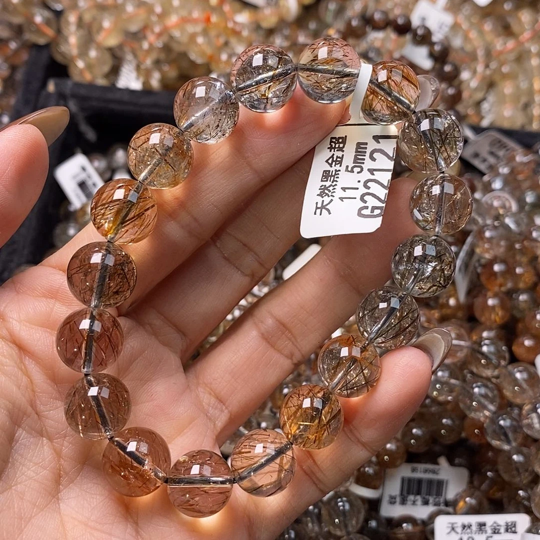 未镶嵌水晶手链水