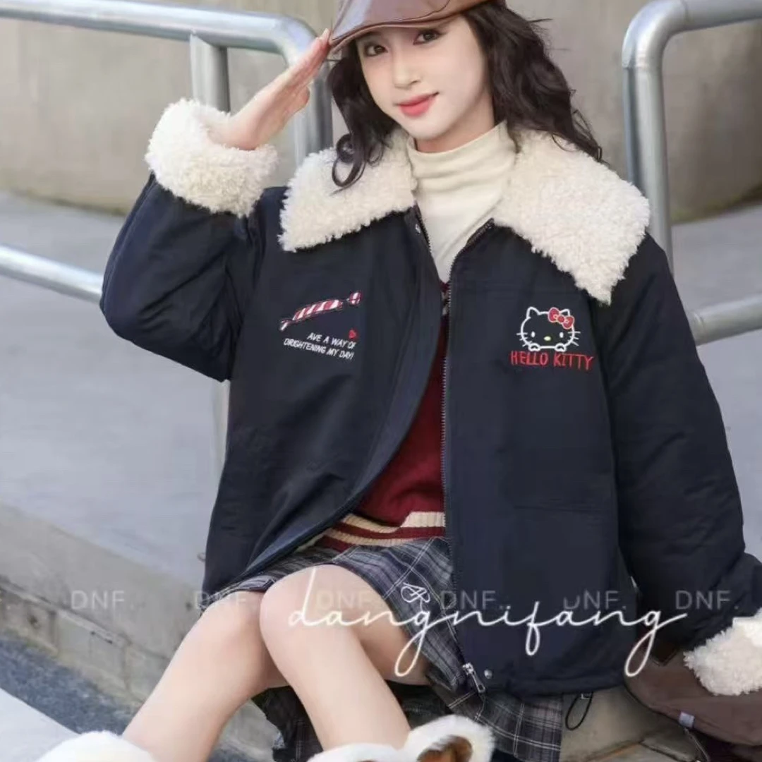 H-X92537#韩e果果女大童厚外套二棉