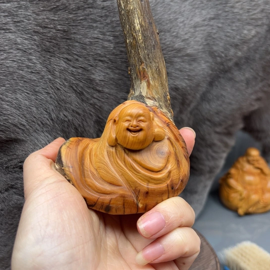 北***九柏木崖柏木摆件手把件，