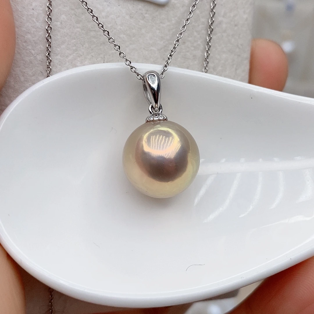 淡水珍珠颈饰银S925镶嵌