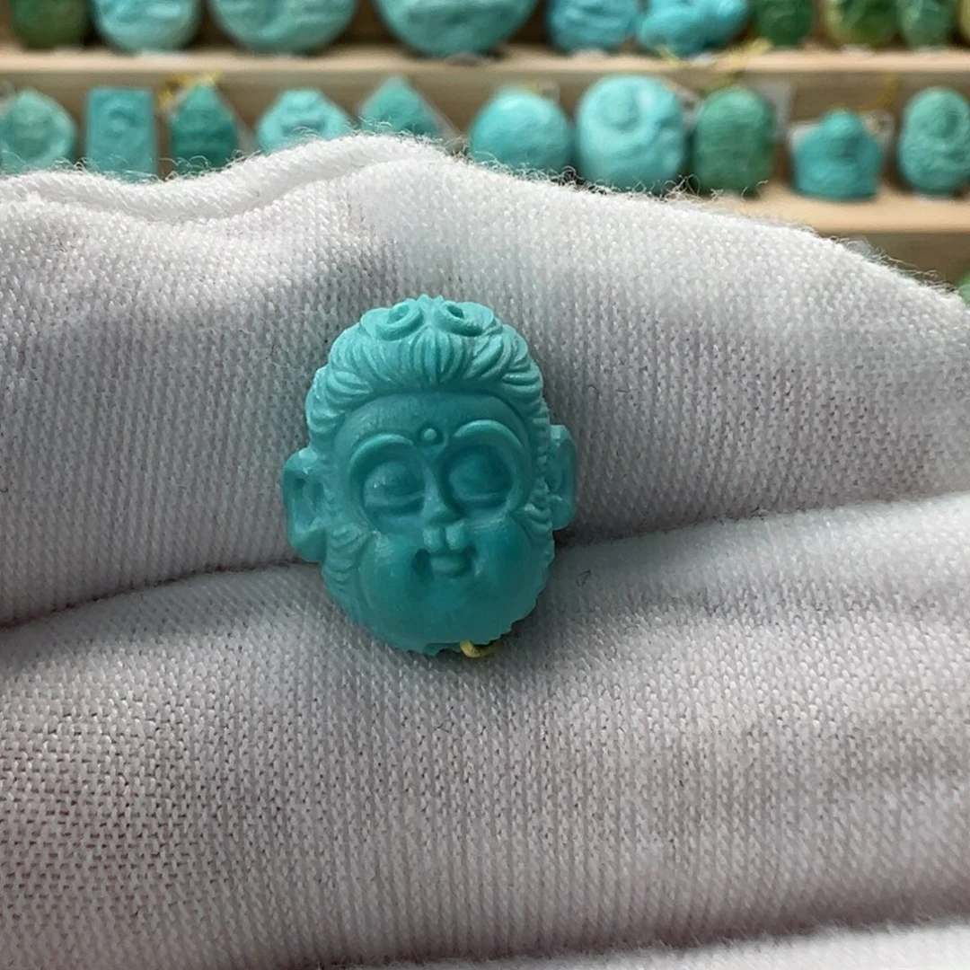 未镶嵌绿松石猴宝宝 11.7mm