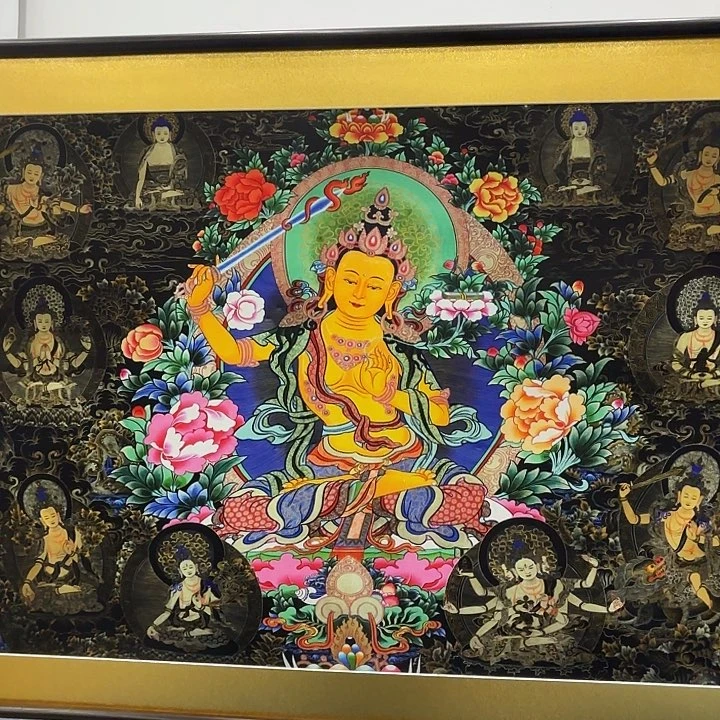 卷轴画唐卡作品框