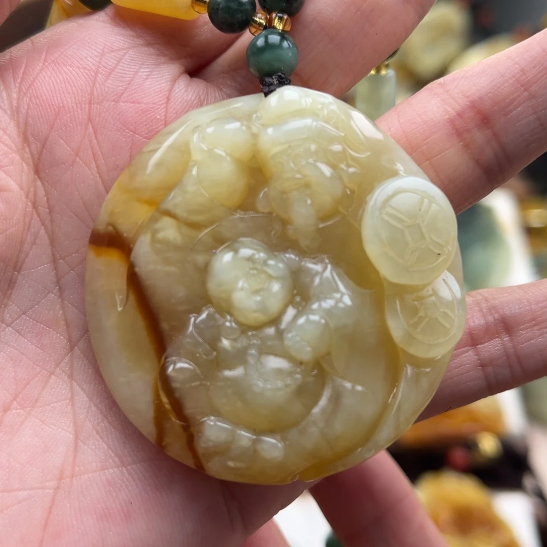 未镶嵌岫玉挂件挂件