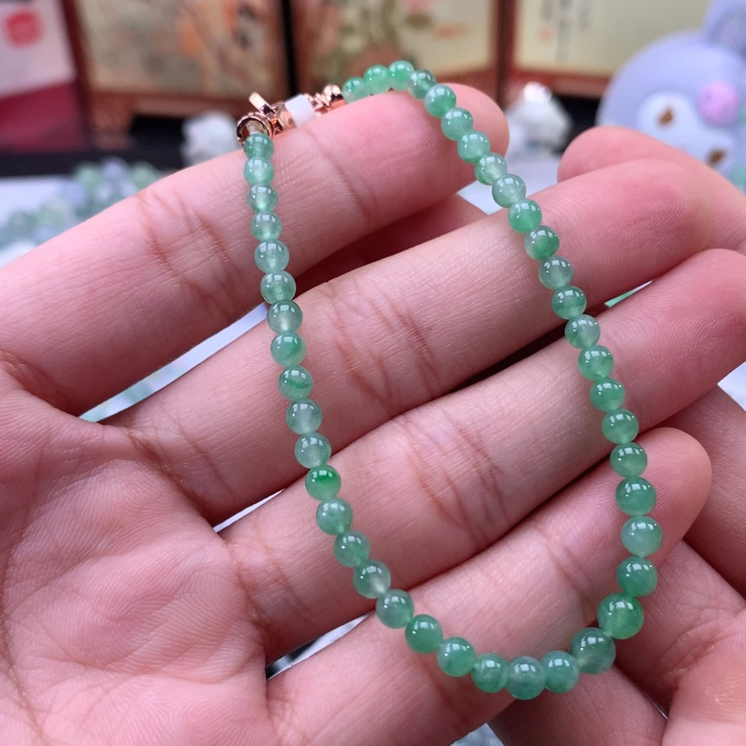 翡翠未镶嵌手链卡4