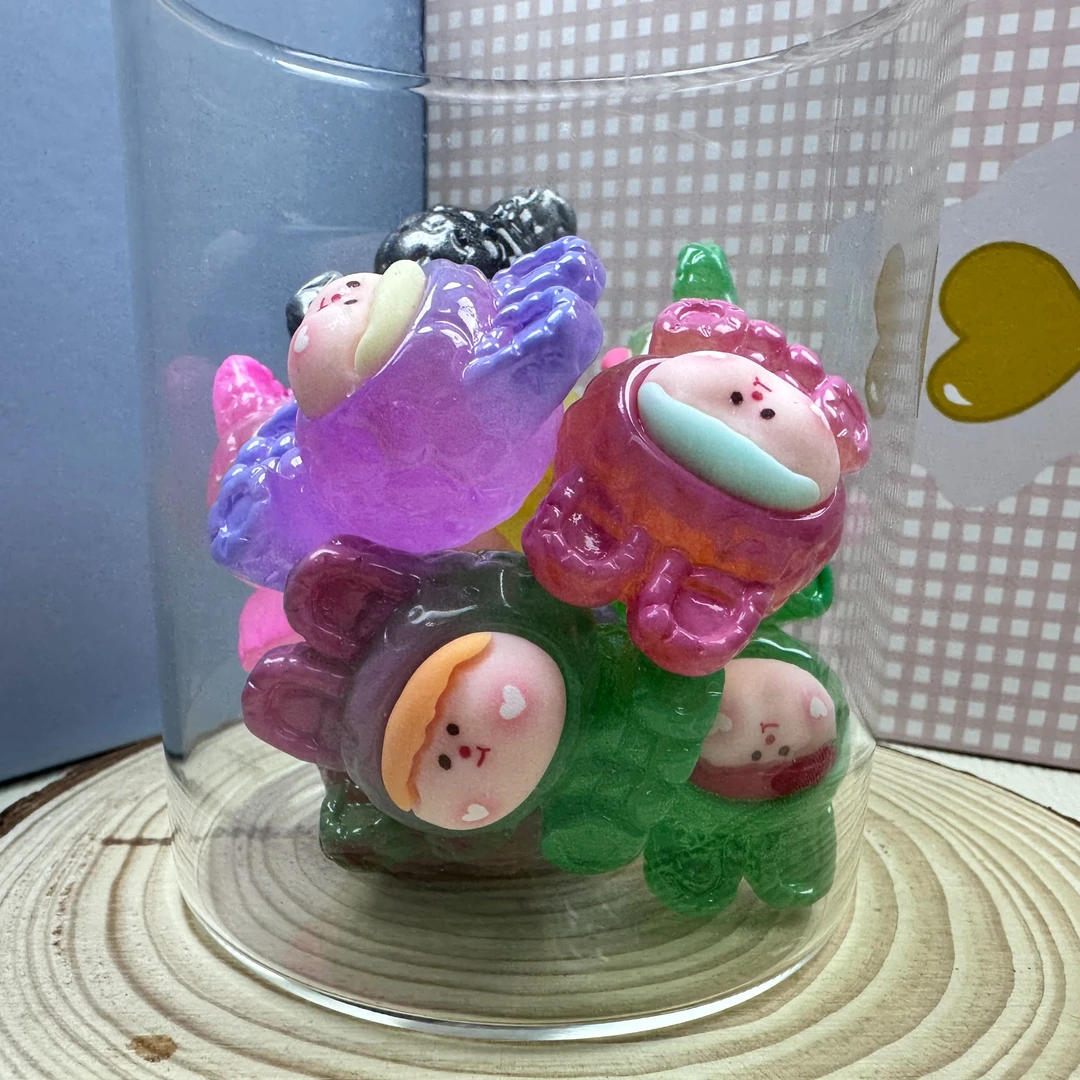 【小樱专属】树脂DIY摆件夜光三色渐变李四