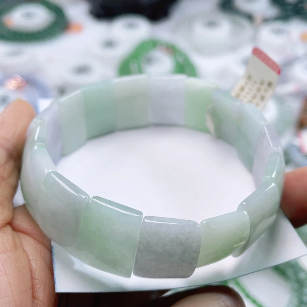 翡翠戒指未镶嵌天然翡翠手排