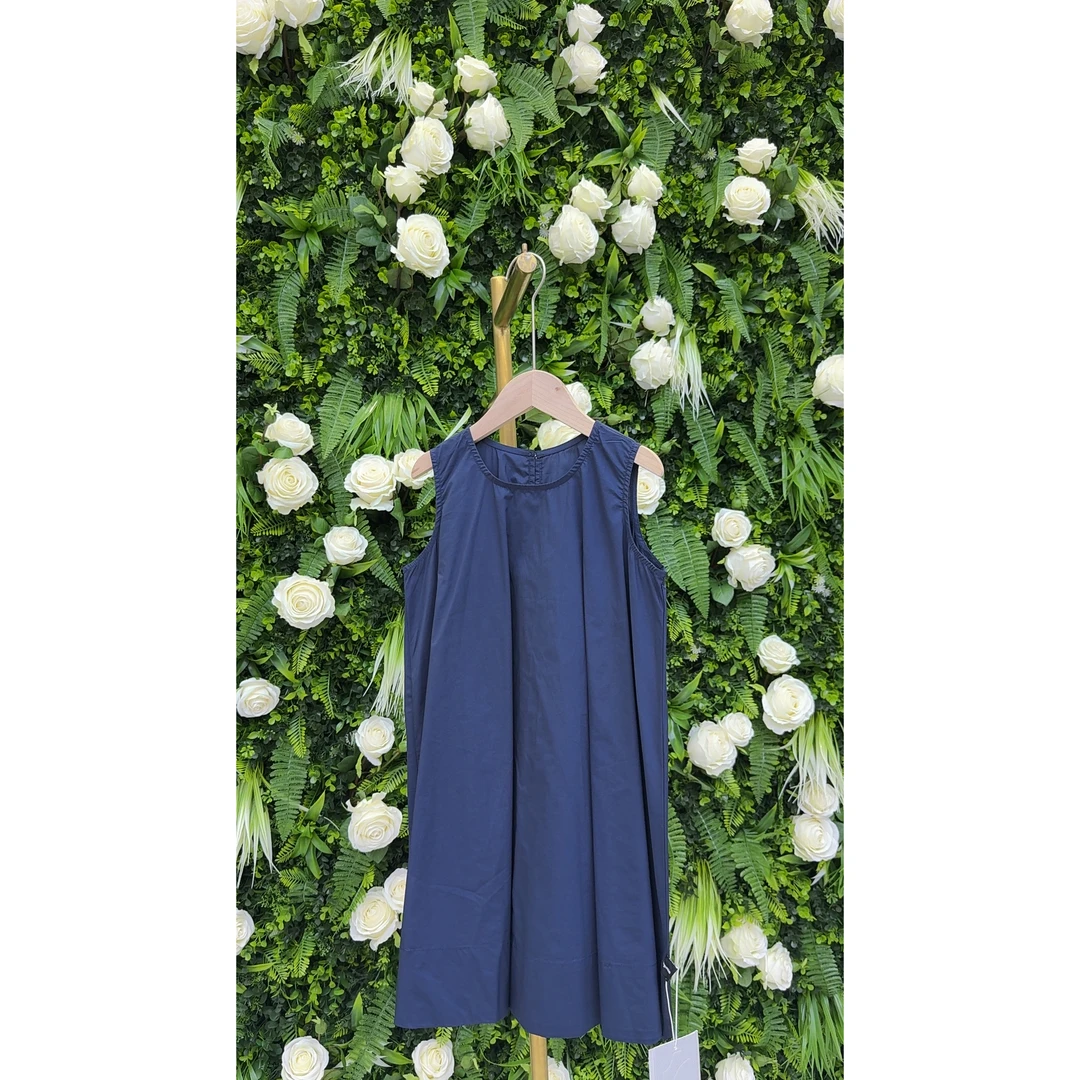 品牌高端承@希童装【120-160】圆领无袖连衣裙——540280