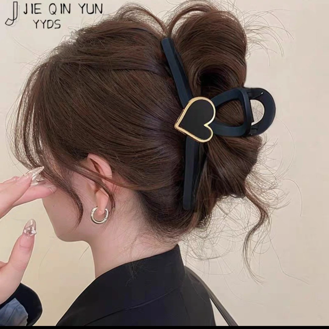 磨砂女法式抓夹发夹发量后脑勺专用发饰复古头饰百搭时尚