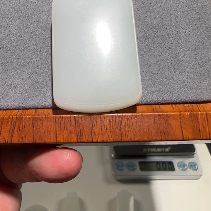 和田玉未镶嵌吊坠(赠链)和田玉平安无事牌