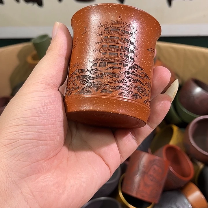 茶杯紫砂全手工紫砂主人杯