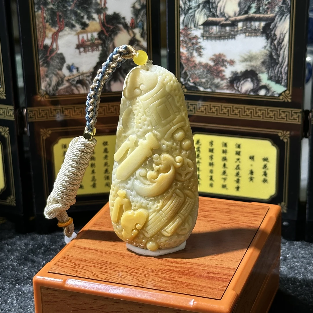 5640-天然翡翠-八部图