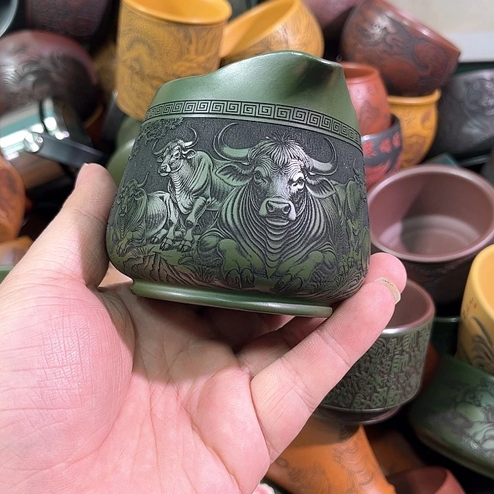 茶杯紫砂全手工紫砂主人杯