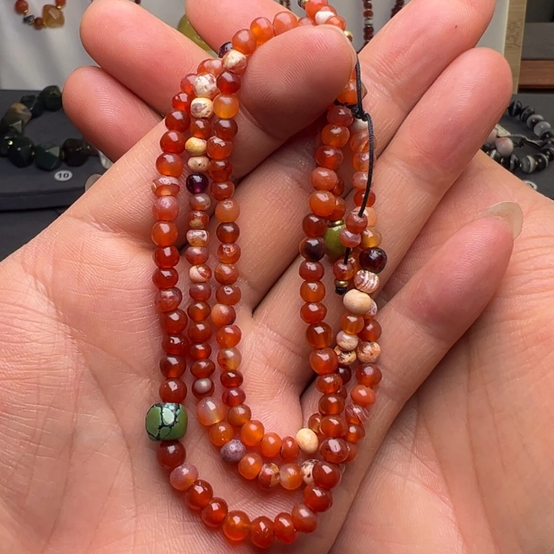 玛瑙/玉髓颈饰合金