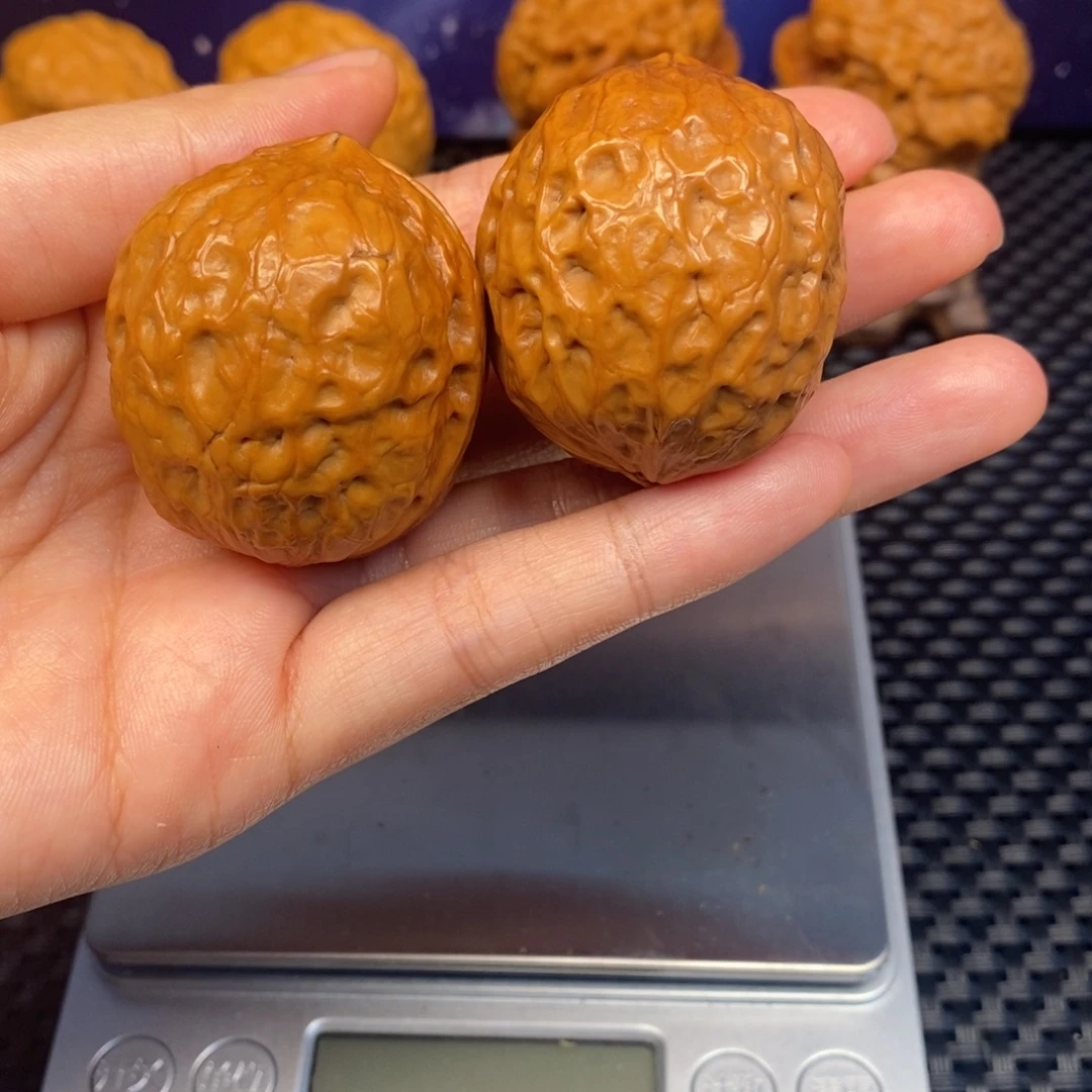 把件文玩核桃弹珠元宝36