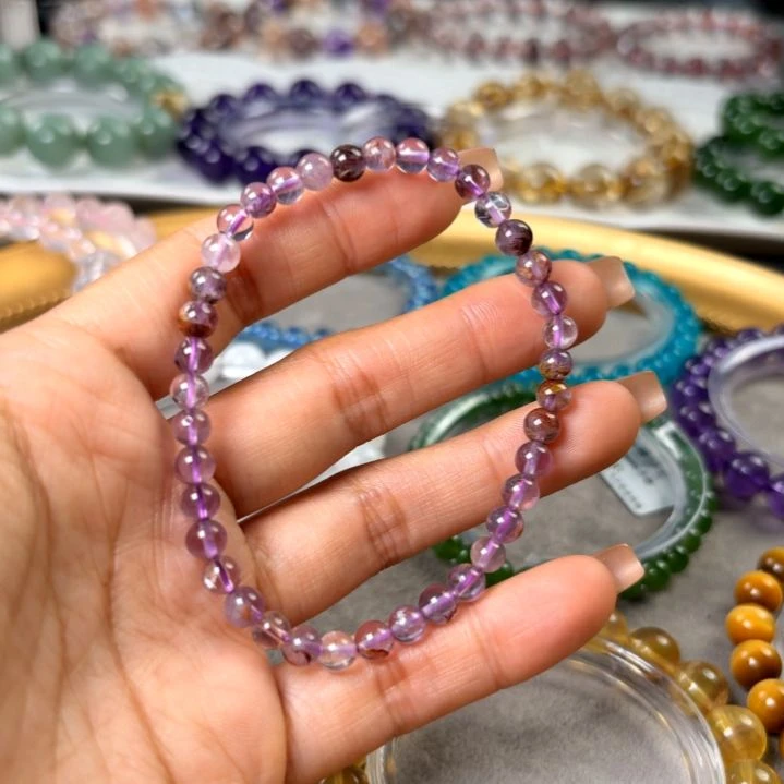 水晶手串未镶嵌石来运好珠宝首饰