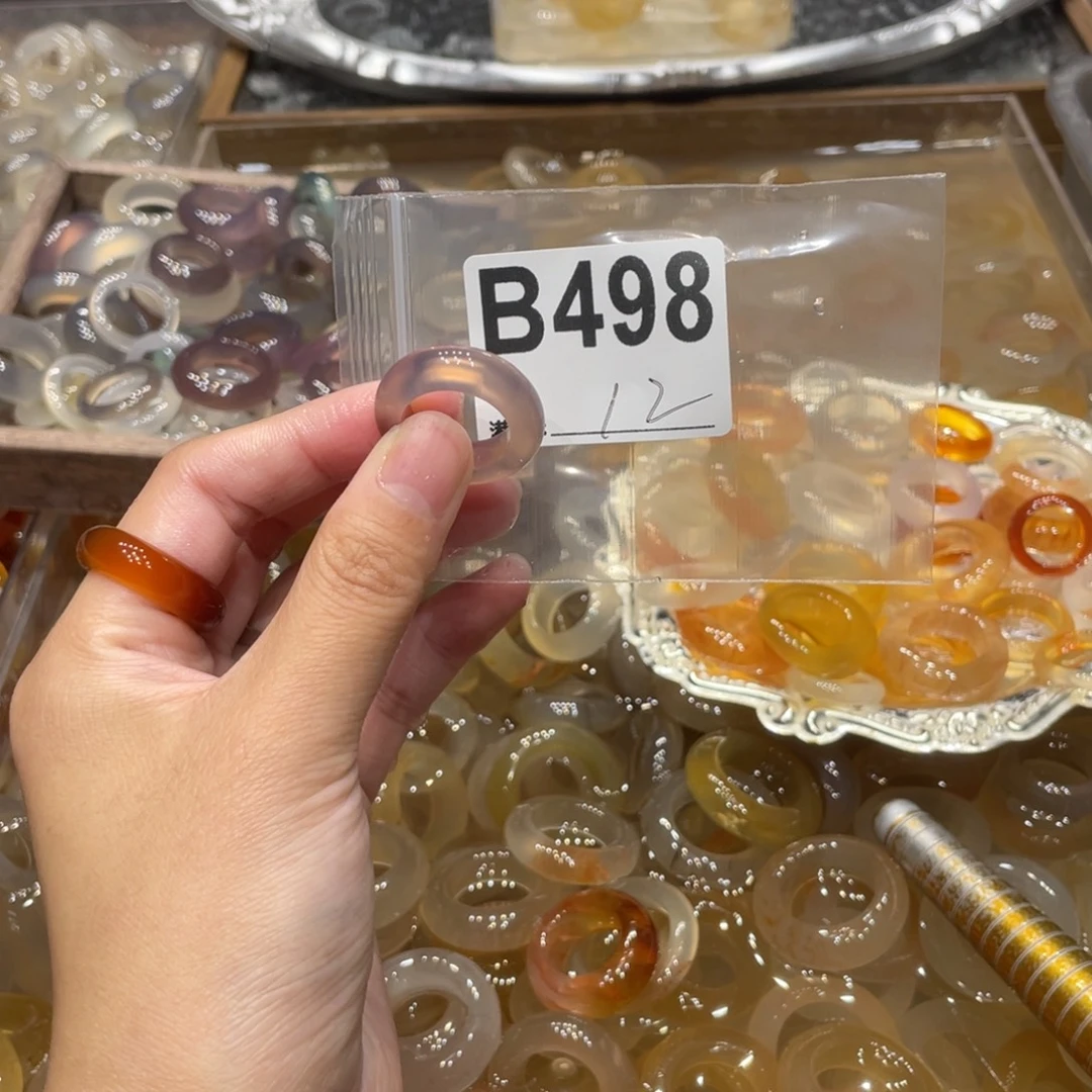 玛瑙/玉髓未镶嵌戒指498