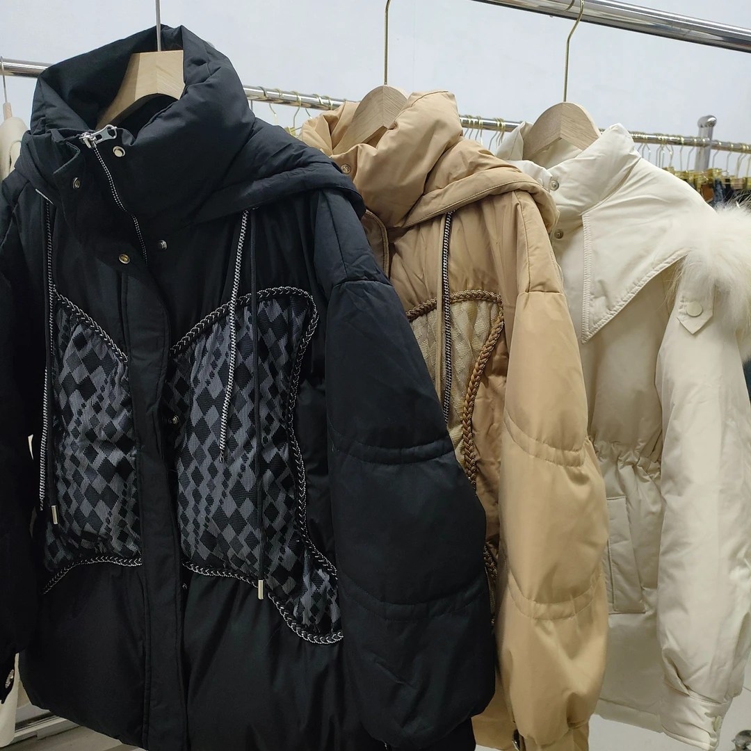 品牌专柜撤柜高品质孤品羽绒服下单备注编码