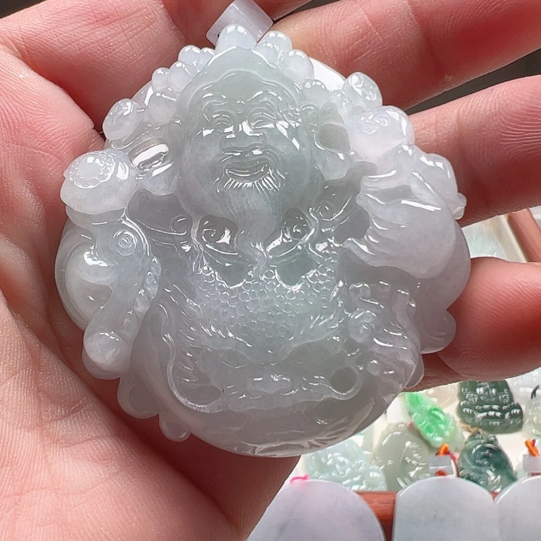 翡翠未镶嵌颈饰吊坠