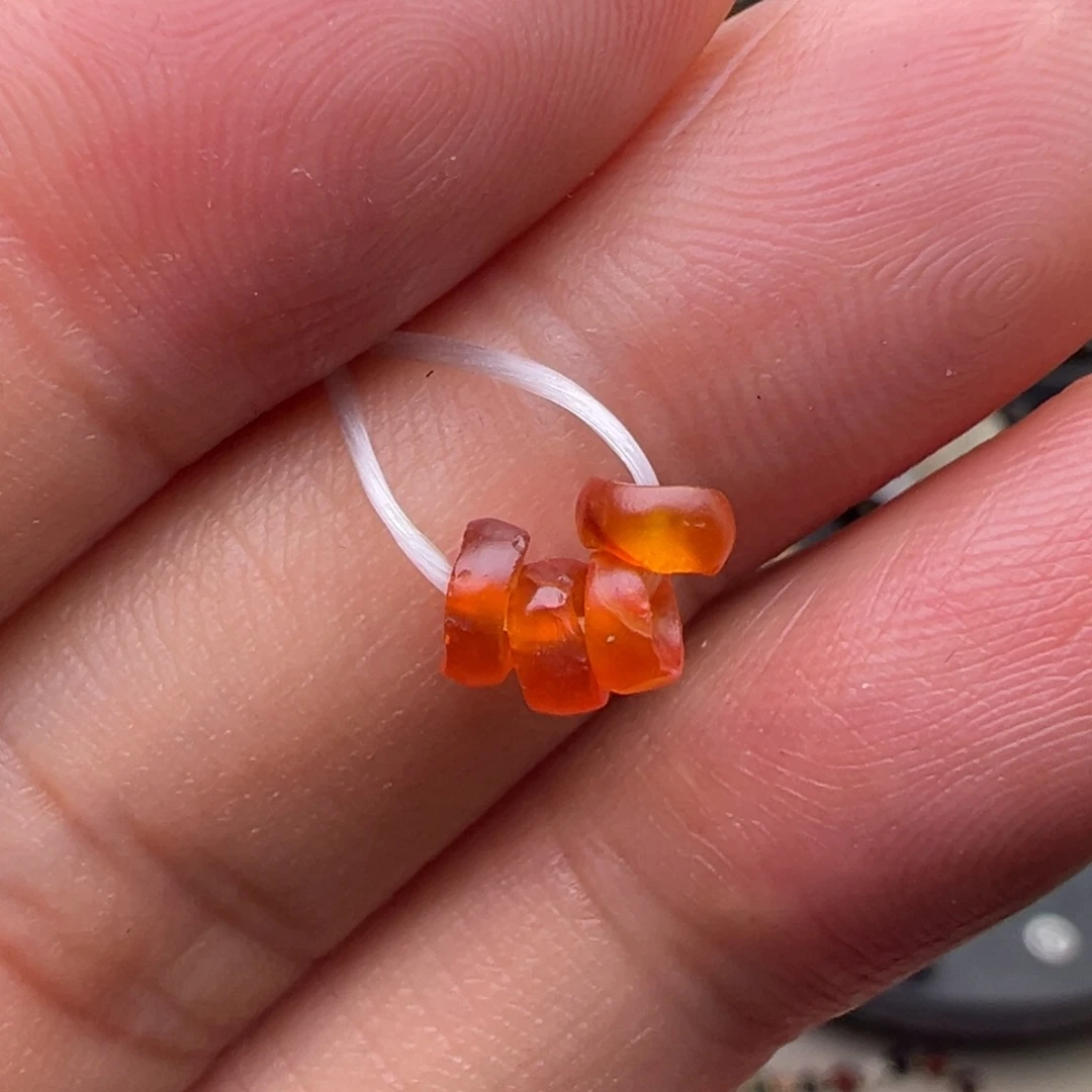 玛瑙/玉髓合金玛瑙对珠