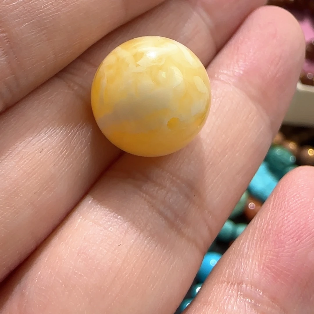 蜜蜡未镶嵌裸石珠子