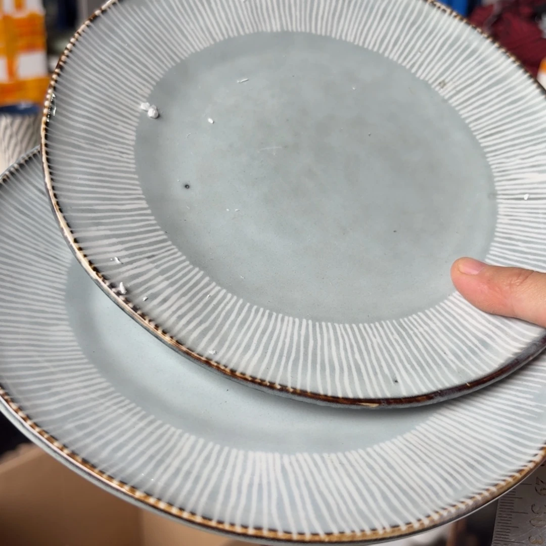 陶瓷3507 微瑕陶瓷餐具2个