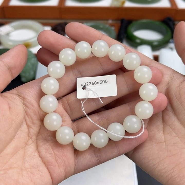 和田玉手串未镶嵌A****a